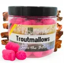 Troutmallows Angelköder Forelle Pink Krabben-Aroma 40 g Zite Fishing