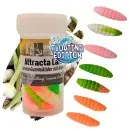 Attracta Larv Schock Mix Knoblauch Aroma Floating 3,5 cm 8 St. Larven Imitat Gummi